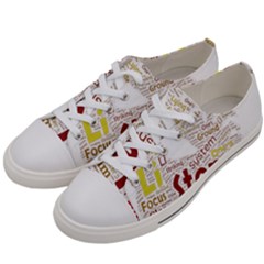 Fighting Golden Rooster  Women s Low Top Canvas Sneakers by Pantherworld143