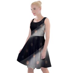 Polka Dots 1 1 Knee Length Skater Dress by bestdesignintheworld