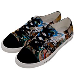 Flowers In A Vase 1 1 Men s Low Top Canvas Sneakers by bestdesignintheworld