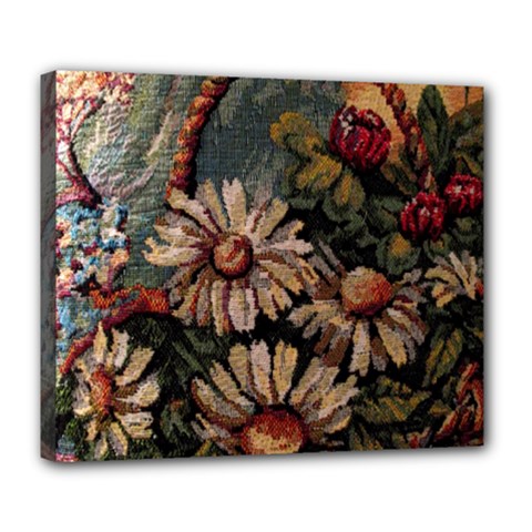 Old Embroidery 1 1 Deluxe Canvas 24  X 20  (stretched) by bestdesignintheworld