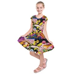 Alice Walk 1 2 Kids  Short Sleeve Dress by bestdesignintheworld