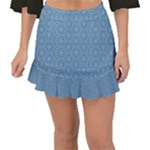 DF Normina Fishtail Mini Chiffon Skirt