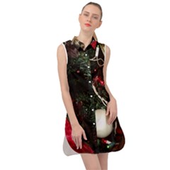 Christmas Tree  1 20 Sleeveless Shirt Dress by bestdesignintheworld