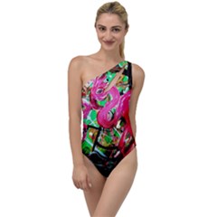 Flamingo   Child Of Dawn 9 To One Side Swimsuit by bestdesignintheworld