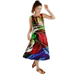 Lillies In The Terracotta Vase 3 Summer Maxi Dress by bestdesignintheworld