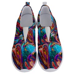 Seamless Abstract Colorful Tile No Lace Lightweight Shoes
