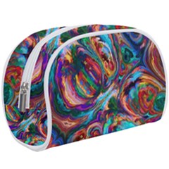 Seamless Abstract Colorful Tile Makeup Case (large)