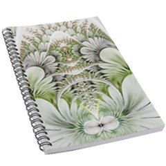 Fractal Delicate White Background 5 5  X 8 5  Notebook by HermanTelo