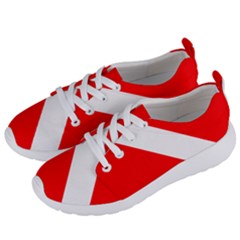 Diving Flag Women s Lightweight Sports Shoes by FlagGallery
