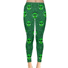 Smiling Happy Ones In The Fauna Leggings  by pepitasart
