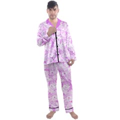 Pink Hentai  Men s Satin Pajamas Long Pants Set by thethiiird