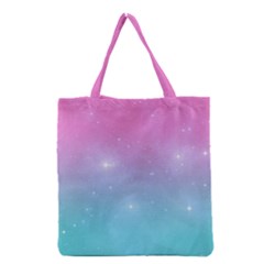 Pastel Goth Galaxy  Grocery Tote Bag by thethiiird