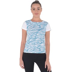 Abstract Short Sleeve Sports Top  by homeOFstyles