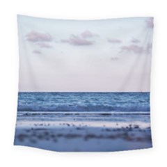 Pink Ocean Hues Square Tapestry (large) by TheLazyPineapple