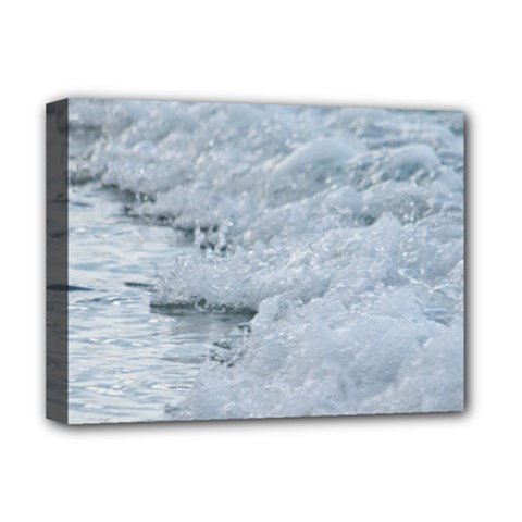 Ocean Waves Deluxe Canvas 16  X 12  (stretched)  by TheLazyPineapple