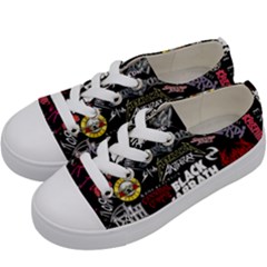 Metal Bands College Kids  Low Top Canvas Sneakers by Sudhe