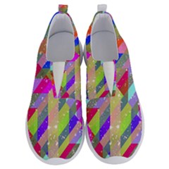 Multicolored Party Geo Design Print No Lace Lightweight Shoes by dflcprintsclothing