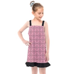 Timeless - Black & Flamingo Pink Kids  Overall Dress by FashionBoulevard