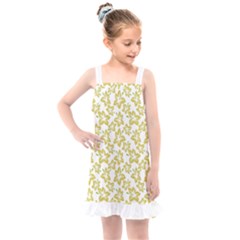 Cute Flowers - Ceylon Yellow Kids  Overall Dress by FashionBoulevard