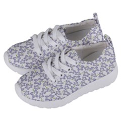 Cute Flowers - Silver Grey Kids  Lightweight Sports Shoes by FashionBoulevard