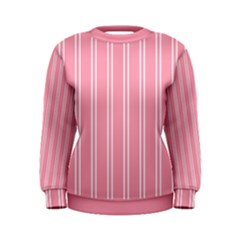 Nice Stripes - Flamingo Pink Women s Sweatshirt by FashionBoulevard