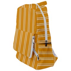 Nice Stripes - Honey Orange Travelers  Backpack by FashionBoulevard