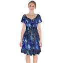 Somewhere in space Short Sleeve Bardot Dress View1