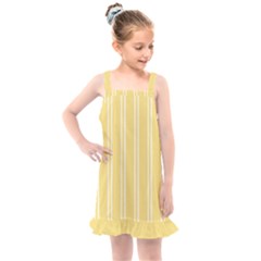 Nice Stripes - Mellow Yellow Kids  Overall Dress by FashionBoulevard