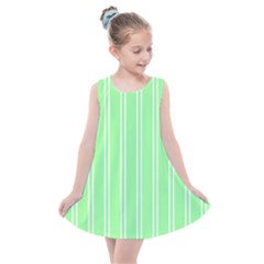 Nice Stripes - Mint Green Kids  Summer Dress by FashionBoulevard