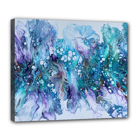 Sea Anemone  Deluxe Canvas 24  X 20  (stretched) by CKArtCreations