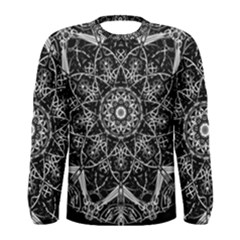 Black And White Pattern Men s Long Sleeve Tee by Sobalvarro