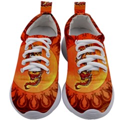 Wonderful Chinese Dragon Kids Athletic Shoes by FantasyWorld7