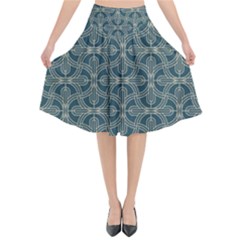 Pattern1 Flared Midi Skirt by Sobalvarro