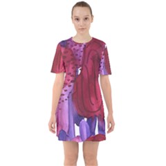 Pattern 17 Sixties Short Sleeve Mini Dress by Sobalvarro