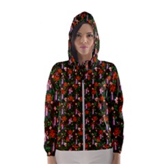 Fiola Pattern Brown Women s Hooded Windbreaker by snowwhitegirl