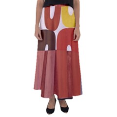 Sophie Taeuber Arp, Composition À Motifs D arceaux Ou Composition Horizontale Verticale Flared Maxi Skirt by Sobalvarro