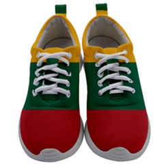 Lithuania Flag Mens Athletic Shoes by FlagGallery
