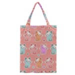 Cute Kawaii Kittens Seamless Pattern Classic Tote Bag