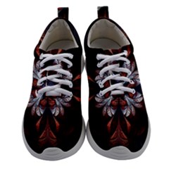Fractal Flower Fantasy Floral Women Athletic Shoes by Wegoenart