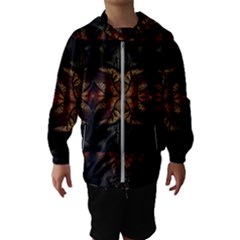 Fractal Fantasy Texture Pattern Kids  Hooded Windbreaker by Wegoenart