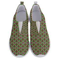 Background Green Ornamental Pattern No Lace Lightweight Shoes by Wegoenart