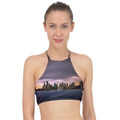 Sydney Australia Travel Oceania Racer Front Bikini Top by Wegoenart