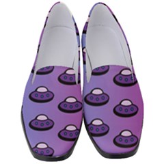 Ufo Alien Pattern Women s Classic Loafer Heels by Wegoenart