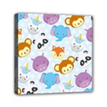 Animal Faces Collection Mini Canvas 6  x 6  (Stretched)