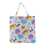 Animal Faces Collection Grocery Tote Bag