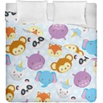 Animal Faces Collection Duvet Cover Double Side (King Size)