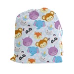 Animal Faces Collection Drawstring Pouch (2XL)