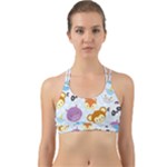 Animal Faces Collection Back Web Sports Bra