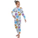 Animal Faces Collection Kids  Long Sleeve Set 