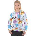 Animal Faces Collection Women s Overhead Hoodie